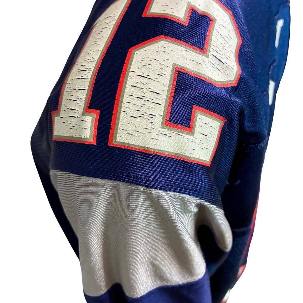 Tom Brady New England Patriots Reebok Blue and White NFL Jersey - Picture 4 of 5
